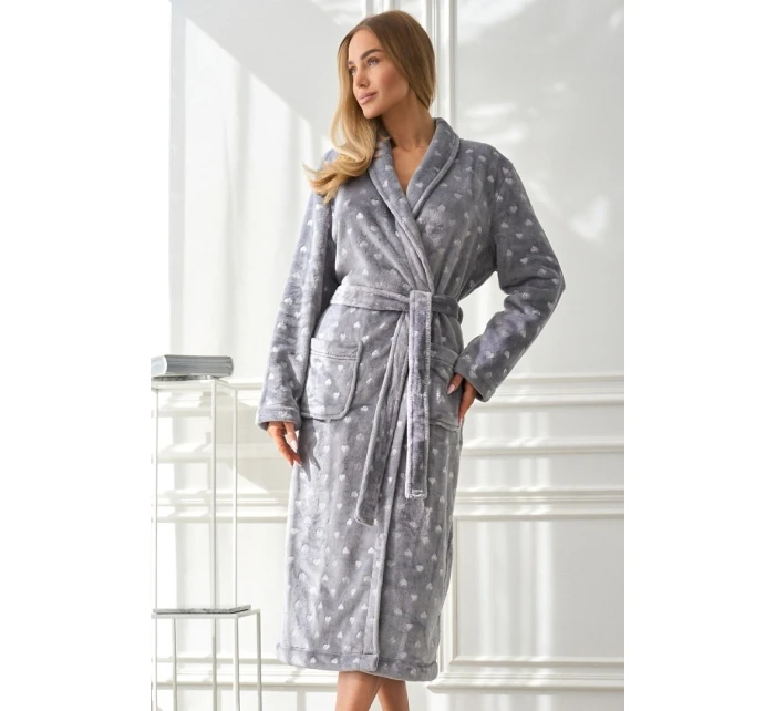 model 21337543 Cora Long S2XL dámský župan - L&L model 21337543 Cora Long S2XL dámský župan - L&L