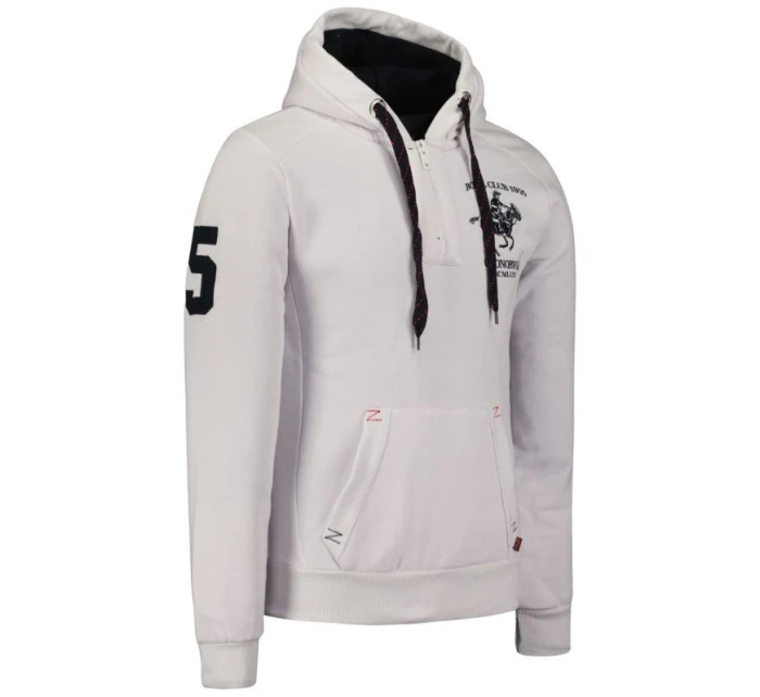 Geographical Norway Folton EO 100 M WW4783H/GNO-White mikina Geographical Norway Folton EO 100 M WW4783H/GNO-White mikina