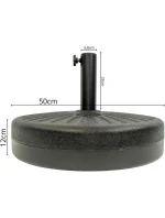 ZÁKLADŇA PRE ZÁHRADNÝ SLNEČNÍK 22 KG SASKA GARDEN