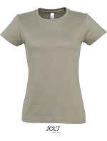 SOL'S Imperial Women Dámske tričko z hrubej bavlny 25.1502 khaki SOL'S Imperial Women Dámske tričko z hrubej bavlny 25.1502 khaki