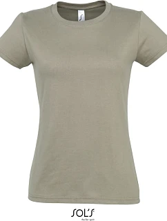 SOL'S Imperial Women Dámské tričko z těžké bavlny model 22520790 khaki
