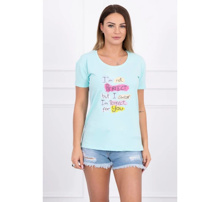 Dokonalá blúzka s mätovou potlačou Dokonalá blúzka s mätovou potlačou