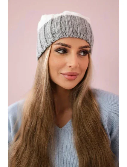 Paris fleecová čepice K212 model 18750067 - K-Fashion Paris fleecová čepice K212 model 18750067 - K-Fashion