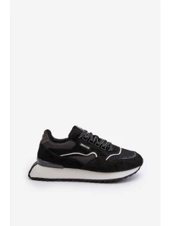 Sneakersy Męskie Big Star NN174321 Memory Foam System Czarne