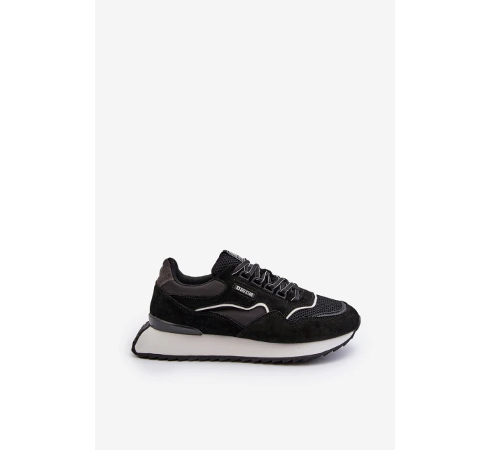 Sneakersy Męskie Big Star NN174321 Memory Foam System Czarne