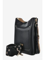 Mała Torebka Z Eko Skóry Big Star OO574139 Czarna Mała Torebka Z Eko Skóry Big Star OO574139 Czarna