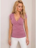 Tričko RV TS 5636.03X tmavoružové