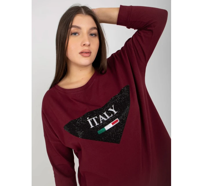 Blúzka VI BZ 2911.82P tmavo fialová