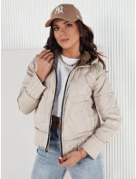 Dámská přechodová bunda hnědá Dstreet model 21974216 - FashionStreet Dámská přechodová bunda hnědá Dstreet model 21974216 - FashionStreet