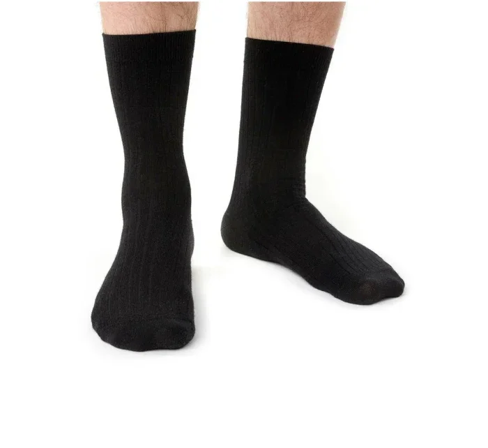 Pánské žebrované ponožky model 16327050 Merino - Steven Pánské žebrované ponožky model 16327050 Merino - Steven