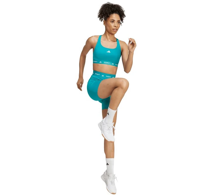 Dámské šortky Techfit tyrkysové model 21391441 dámské - ADIDAS