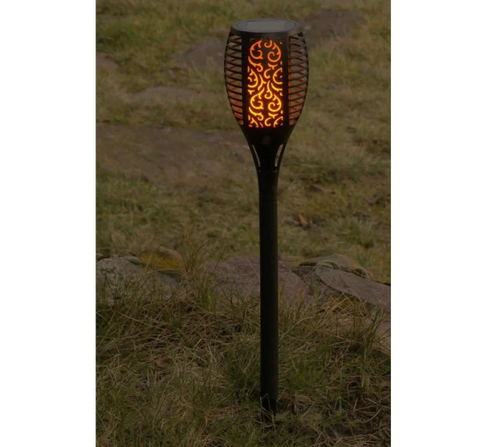 SOLÁRNA BATERKA TANCUJÚCE PLAMENE 12X12X78CM 36 LED XXXL
