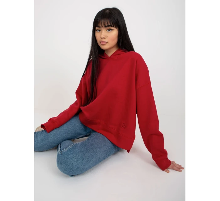Dámska mikina TW BL 2002.11 tmavo červená - FPrice Dámska mikina TW BL 2002.11 tmavo červená - FPrice