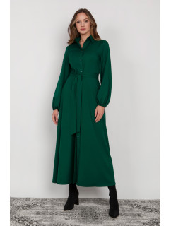 Lanti Šaty s dlhým rukávom SUK204 Zelená