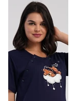 Dámská noční košile mateřská Méďa na model 21417120 - Vienetta Dámská noční košile mateřská Méďa na model 21417120 - Vienetta