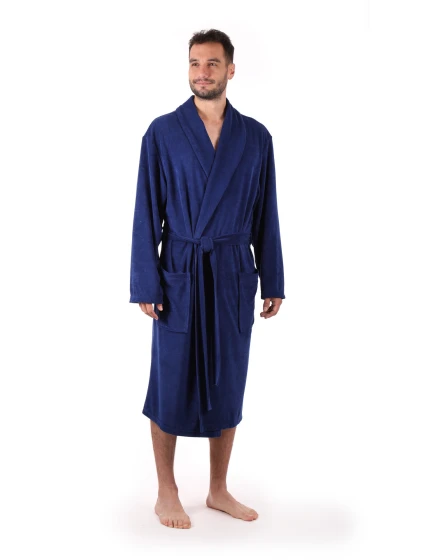 Bari pánský župan model 21751475 tmavě modrá - Vestis Bari pánský župan model 21751475 tmavě modrá - Vestis