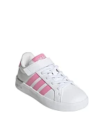Detská obuv adidas Grand Court 3.0 white and pink JP9371