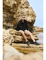 Classic Sweat Mikina s 1/4 zipem black model 22410212 - Fruit of the Loom