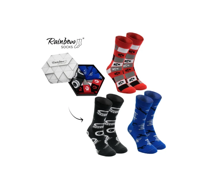 Duhové Rainbow Socks Ponožky Pro  3 model 21606876 - ZOOKSY/RAINBOW SOCKS