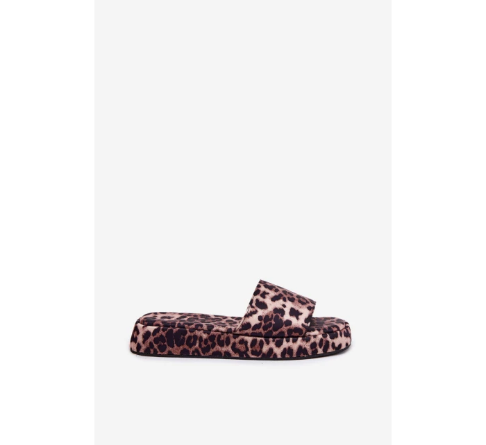 Dámské Pantofle Na Platformě Panterka model 21699836 - Boto