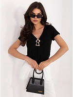 Bluzka IR BZ model 22097844 czarny - FPrice Bluzka IR BZ model 22097844 czarny - FPrice