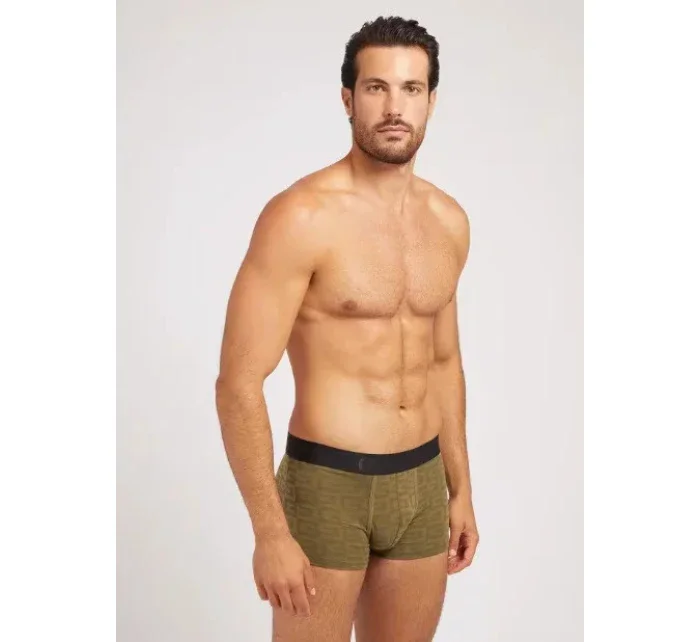 Pánske boxerky 3 pack U2BG01K6YW0 P84S čierna/khaki - Guess