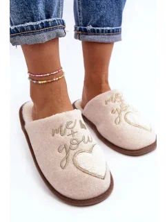 Dámske papuče MD8643 Svetke beige - JOMIX