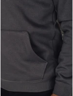 Pánska grafitová mikina s potlačou FashionStreet BX5888