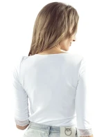 Dámska blúzka Mati biela - ELDAR