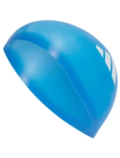 Plavecká čiapka adidas s 3 prúžkami Jr IA8304