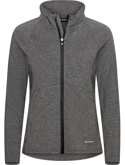 Cutter & Buck Adapt Jacket Women Dámska fleecová bunda 68.8421 antracitová melírovaná Cutter & Buck Adapt Jacket Women Dámska fleecová bunda 68.8421 antracitová melírovaná