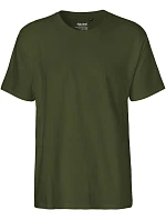 O Pánské tričko z těžké bio bavlny military model 22504213 - Neutral O Pánské tričko z těžké bio bavlny military model 22504213 - Neutral