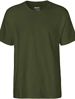 Neutral O 60001 Pánske tričko z hrubej biobavlny 77.6001 military