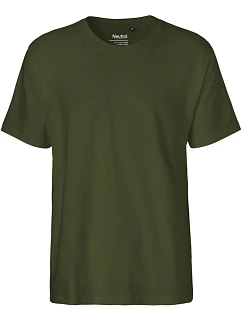 O Pánské tričko z těžké bio bavlny military model 22504213 - Neutral