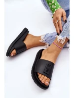 Damskie Klapki Big Star LL274429 Czarne