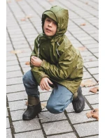 Dziecięce Śniegowce Na Rzep Ocieplane Khaki Big Star MM374123