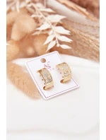 Dámské náušnice z chirurgické oceli s model 21772663 zlaté - Boto