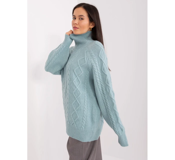 Jumper AT SW 2355 2.30X tmavá mentolová