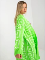 Dámsky sveter LC SW 0296 fluo zelený