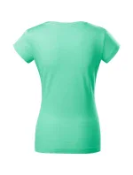 Tričko Fit s výstrihom do V mätovej farby Tričko Fit s výstrihom do V mätovej farby