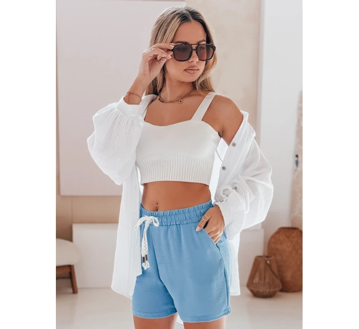 Dámske šortky NOT TOMORROW modré Dstreet SY0446