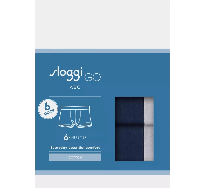 sloggi men GO ABC 2.0 Hipster 6P - BLUE - SLOGGI BLUE - SLOGGI