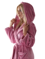 župan Siena s kapucí dámský starorůžová župan Siena s kapucí dámský starorůžová
