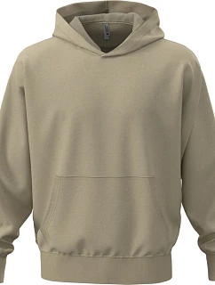 Next Level Apparel N 9307 Ťažká unisex mikina s kapucňou v oversize strihu 08.9307 tan