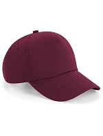 Beechfield B 25 5-panelová čiapka s kšiltom „Authentic“ 53.0025 bordová Beechfield B 25 5-panelová čiapka s kšiltom „Authentic“ 53.0025 bordová