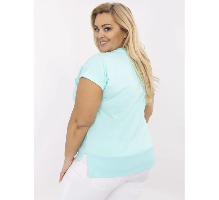 Bluzka RV BZ model 21072731 mietowy - FPrice