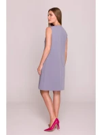 Šaty bez rukávů  šedá model 21154733 - STYLOVE