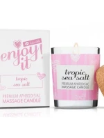 Masážna sviečka Užite si to! Tropická morská soľ - Magnetifico