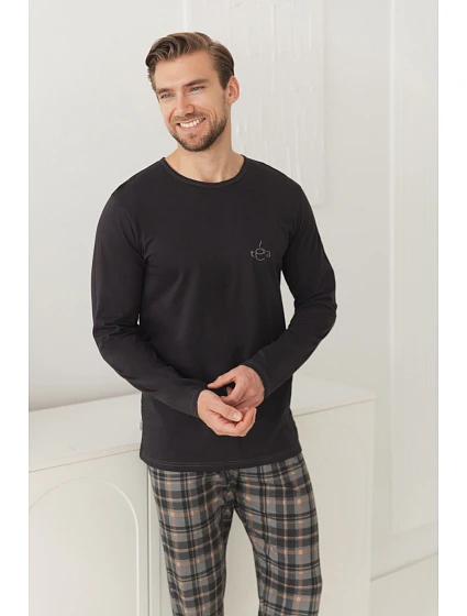 Pánské dlouhé pyžamo S–2XL model 22345728 - Taro Pánské dlouhé pyžamo S–2XL model 22345728 - Taro