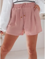 Dámské látkové šortky SUMMER růžové Dstreet model 21987213 - FashionStreet Dámské látkové šortky SUMMER růžové Dstreet model 21987213 - FashionStreet